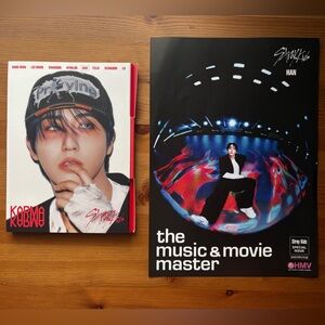 Karma Album Han with HMV Mini Poster Stray Kids SKZ